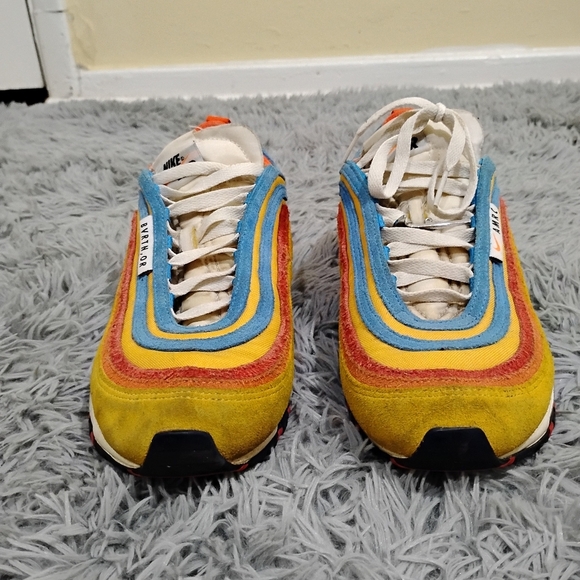 Nike Air Max 97 SE Running Club Men Size 10.5 Pollen Orange Sneakers DH1085-700 - Picture 4 of 13